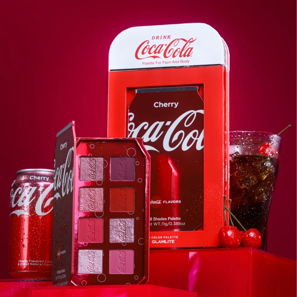Glamlite Coca-Cola Cherry Palette - BNIB!